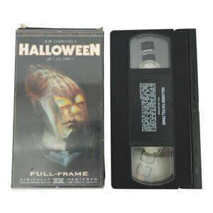 Halloween Full Frame Restored Collectors Edition VHS Tape THX Lenticular Cover